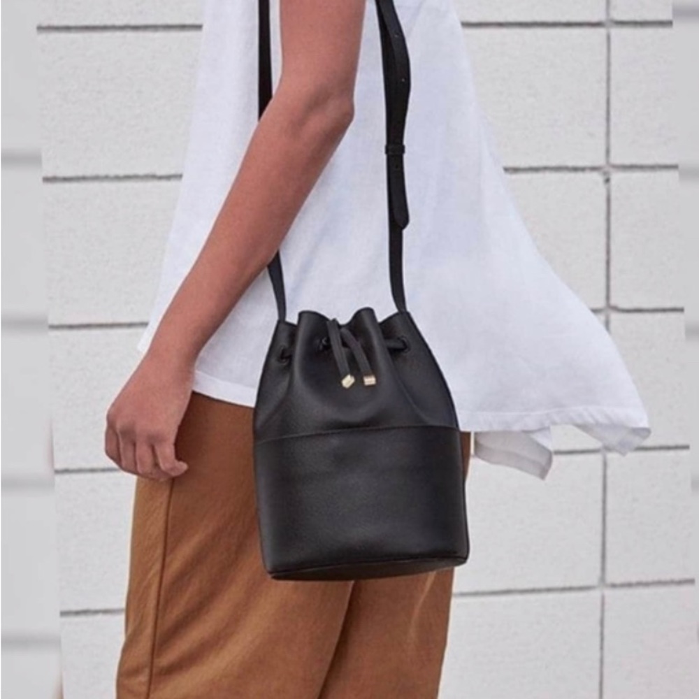 Cuyana Mini Bucket Drawstring Bag
